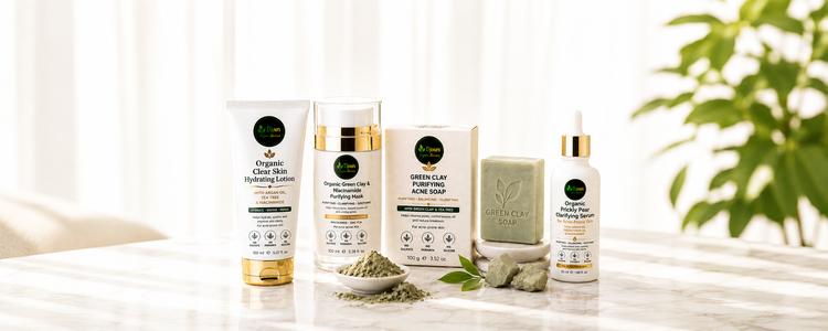 ORGANIC GREEN CLAY ACNE CARE COLLECTION